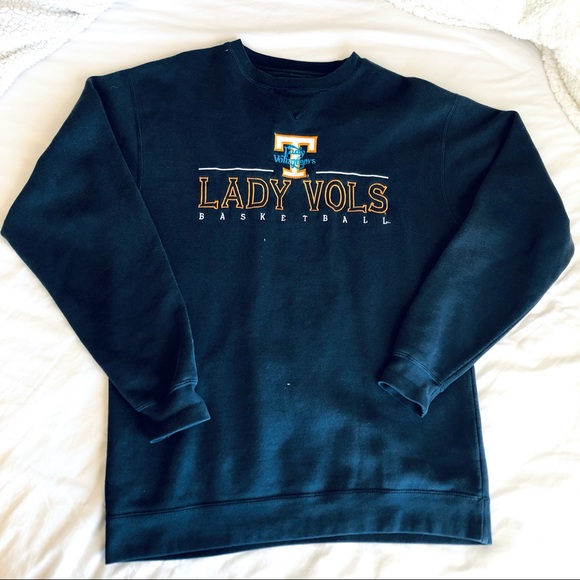 Team Apparel Tops - Vintage Oversized Lady Vols Sweatshirt Pullover